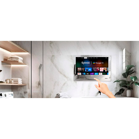 24" Bathroom waterproof Mirror TV Embedded Wall Sylvox