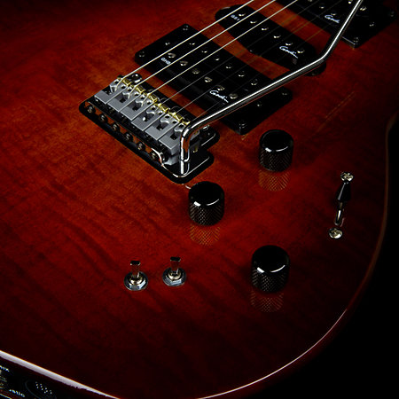 Godin XT SA Light Burst Flame + Housse