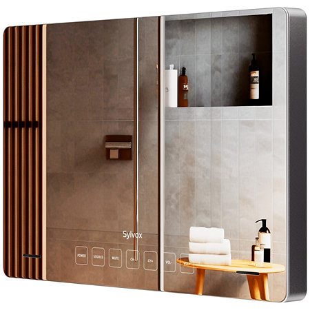 Sylvox 24" Bathroom waterproof Mirror TV On Wall