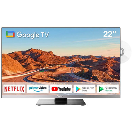 Sylvox 22" Smart 12V RV TV avec DVD intégré