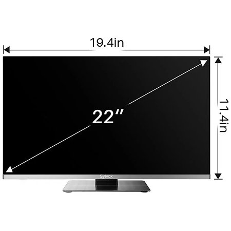 Sylvox 22" Smart 12V RV TV avec DVD intégré