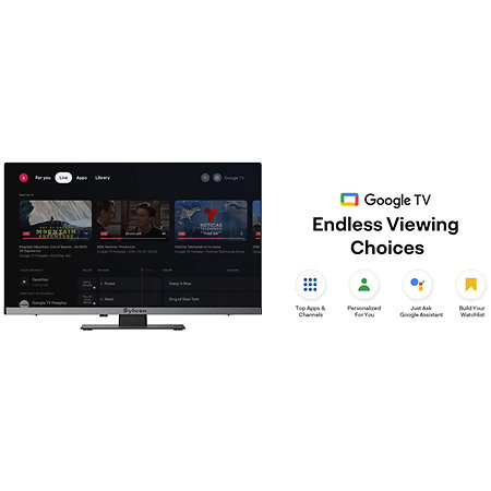 22" Smart 12V RV TV avec DVD intégré Sylvox