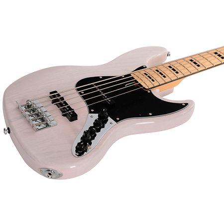 V7 Vintage Swamp Ash 5 Cordes White Blond Marcus Miller