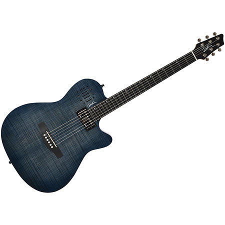 Godin A6 Ultra Denim Blue Flame