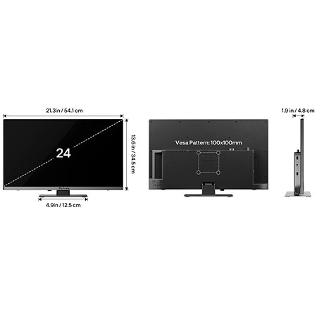 32" Smart 12V RV TV avec DVD intégré Sylvox