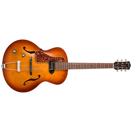 5th Avenue Kingpin P90 gaucher Cognac Burst Godin