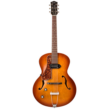 5th Avenue Kingpin P90 gaucher Cognac Burst Godin