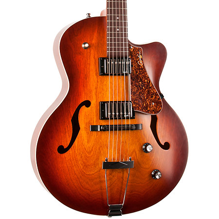 5th Avenue CW KingpinII HB Cognac Burst Godin