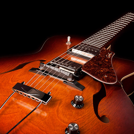 5th Avenue CW KingpinII HB Cognac Burst Godin