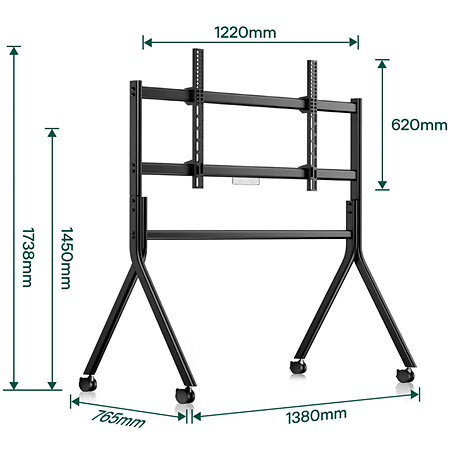 Stand mount 65" - 75" Sylvox
