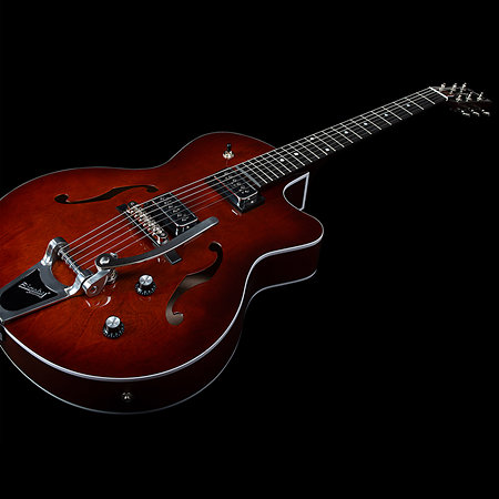 5th Avenue Uptown T-Armond Havana Burst Godin