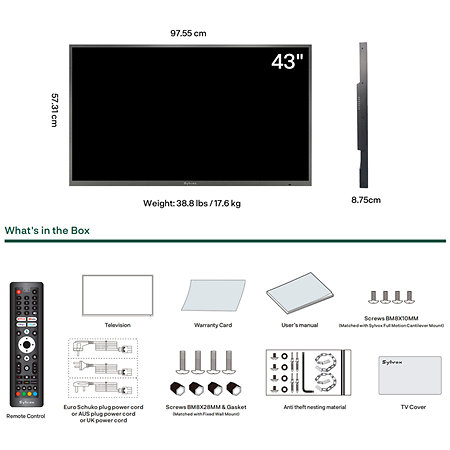 Porch Pro 43'' Sylvox