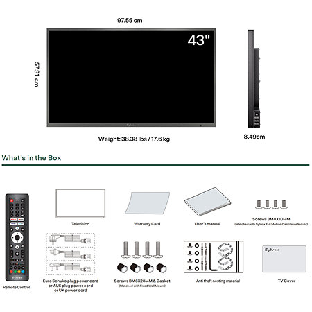 Pergola Pro 43'' Sylvox