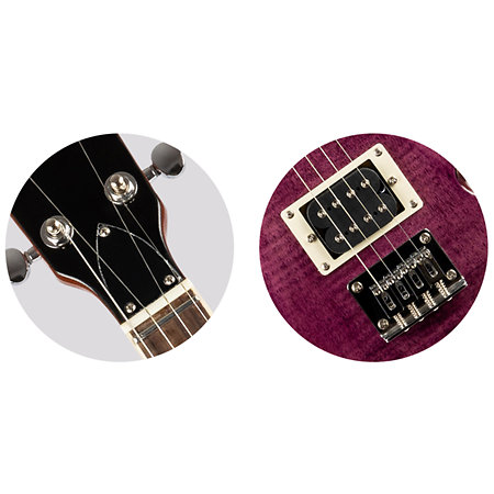 Vanguard Electric Transparent Purple + Housse Flight