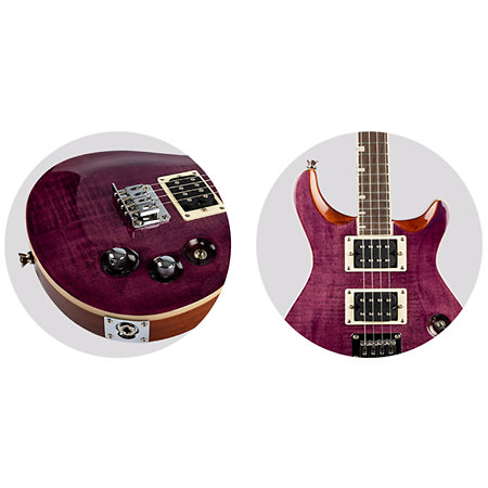 Vanguard Electric Transparent Purple + Housse Flight