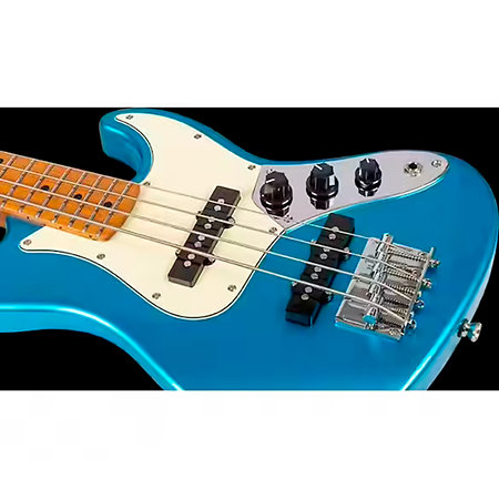 Mini Jazz Bass Lake Placid Blue + Housse Flight