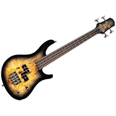 Mini Bass Poplar Burl + Housse Flight