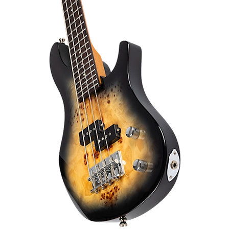 Mini Bass Poplar Burl + Housse Flight
