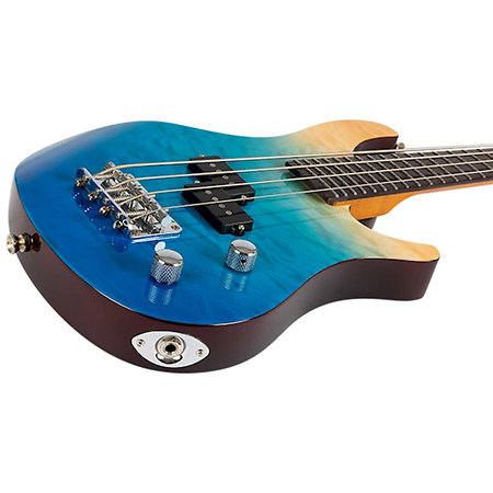 Mini Bass Transparent Blue + Housse Flight