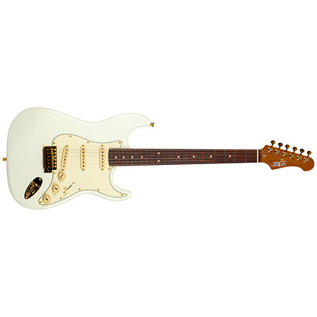 Jet Guitars JS 380 Olympic White Gold