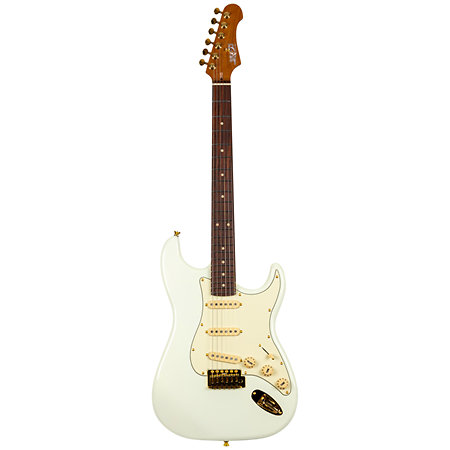 JS 380 Olympic White Gold Jet Guitars