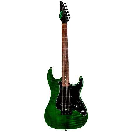 JS 450 TGR R Transparent Green Jet Guitars