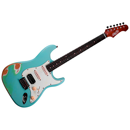 Jet Guitars JS 400 SFG RLC Sea Foam Green Relic