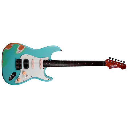 Jet Guitars JS 400 SFG RLC Sea Foam Green Relic