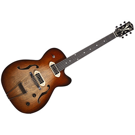 Godin 5th Avenue TL Vintage Burst HG Gold Foil Dogear