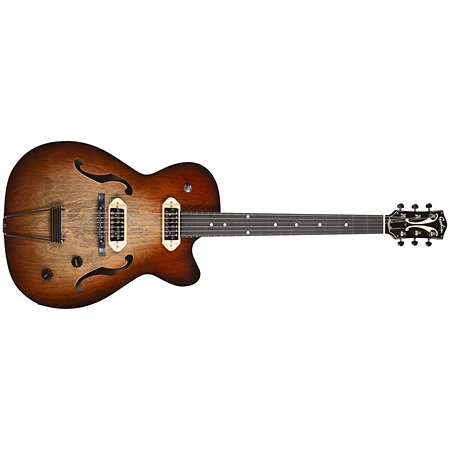 Godin 5th Avenue TL Vintage Burst HG Gold Foil Dogear