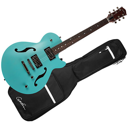 Godin Montreal Premiere HT Laguna Blue + Housse