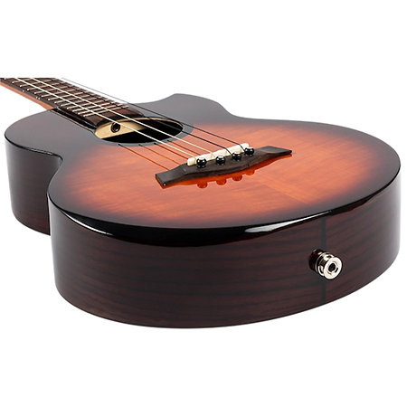 Navigator Baritone EQ-A Sunburst + Housse Flight