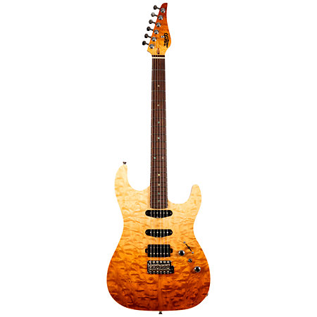 JS 45 Fireburst Flame Jet Guitars