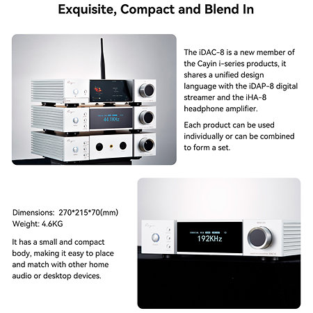 Cayin IDAC-8 Silver