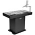 U 91106 BL Ultimate DJ Podium Workstation Black UDG