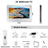 24" Bathroom waterproof Mirror TV On Wall Sylvox