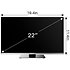22" Smart 12V RV TV avec DVD intégré Sylvox