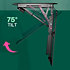 Motorized TV mount for ceiling 32'' - 65'' Sylvox