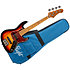 Mini Jazz Bass Sunburst + Housse Flight