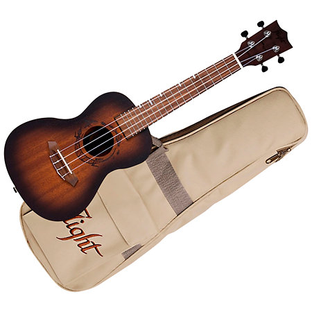 Flight DUC380 CEQ Amber Concert + Housse