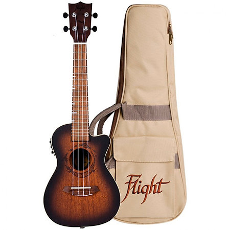 Flight DUC380 CEQ Amber Concert + Housse