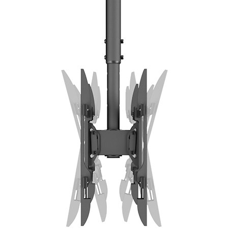 PLB-4386 Dual TV Ceiling Mount Showgear