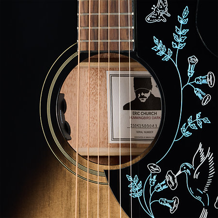 Epiphone Eric Church Hummingbird Dark Cobra Burst + Etui