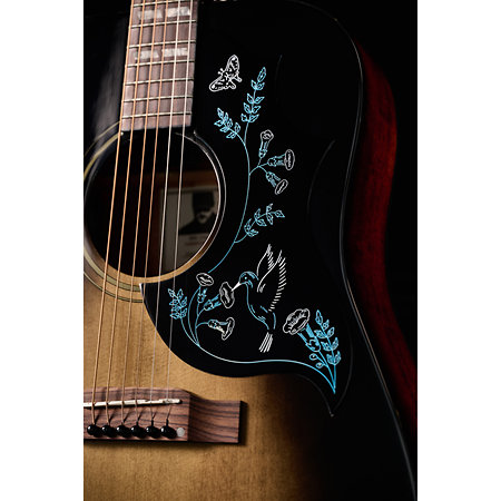 Eric Church Hummingbird Dark Cobra Burst + Etui Epiphone