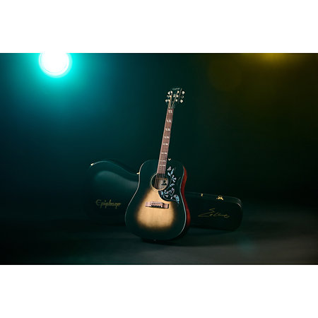 Eric Church Hummingbird Dark Cobra Burst + Etui Epiphone