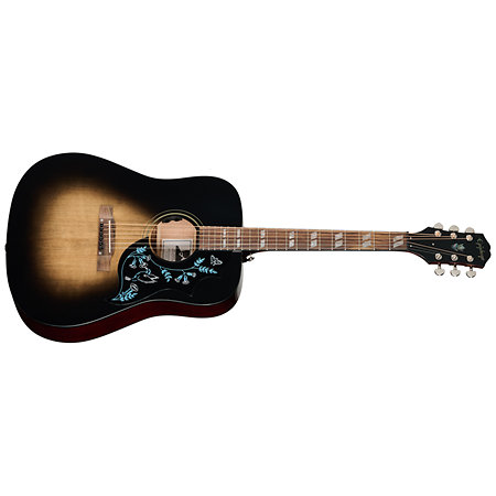 Eric Church Hummingbird Dark Cobra Burst + Etui Epiphone