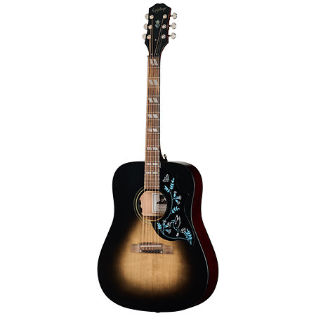 Eric Church Hummingbird Dark Cobra Burst + Etui Epiphone