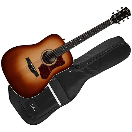 Century Mahogany Cognac Burst EQ + Housse Godin