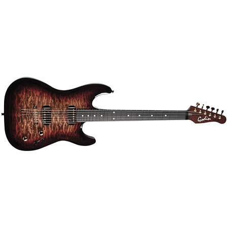 Artisan ST-II Whiskeyburst EN + Etui Godin