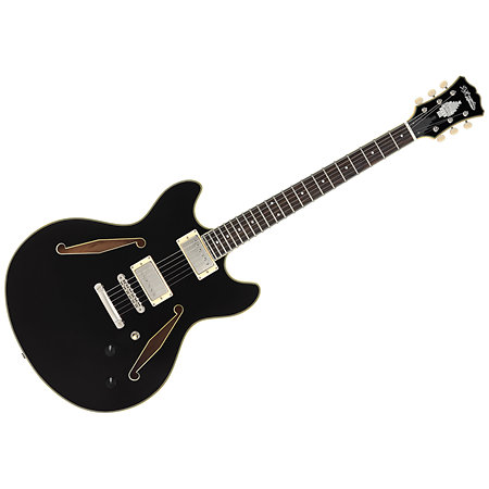 D'Angelico Excel DC Tour Solid Black